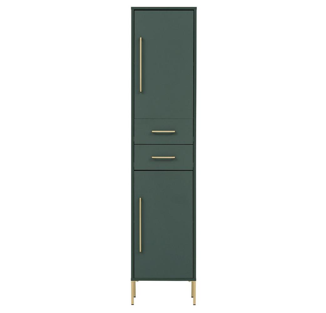 Lomadox Hochschrank KELLA-80 schmaler Hochschrank in waldgrün, B/H/T: ca. 40,5/184,3/33,1 cm Bild 1