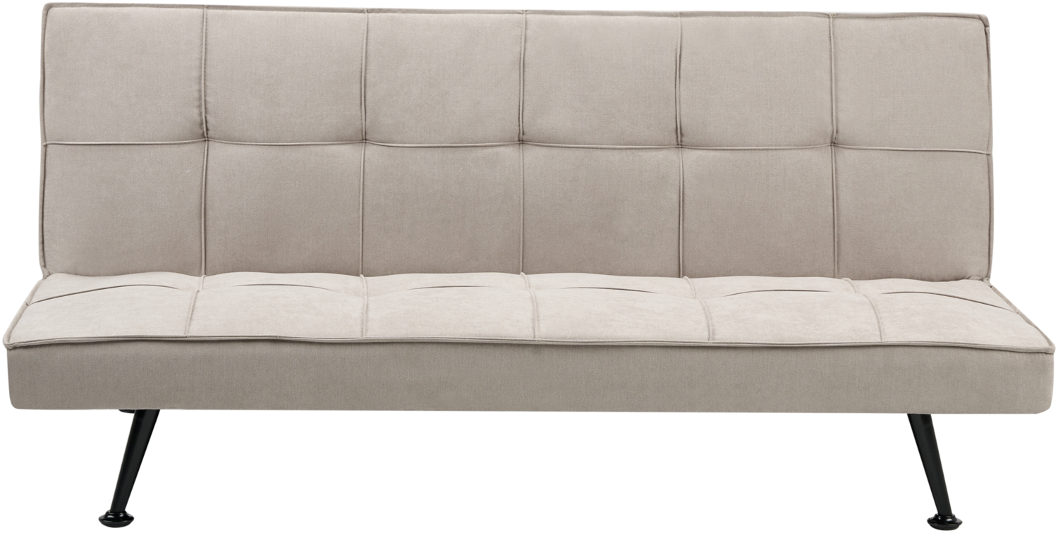 Schlafsofa HASLE Beige Stoff Bild 1