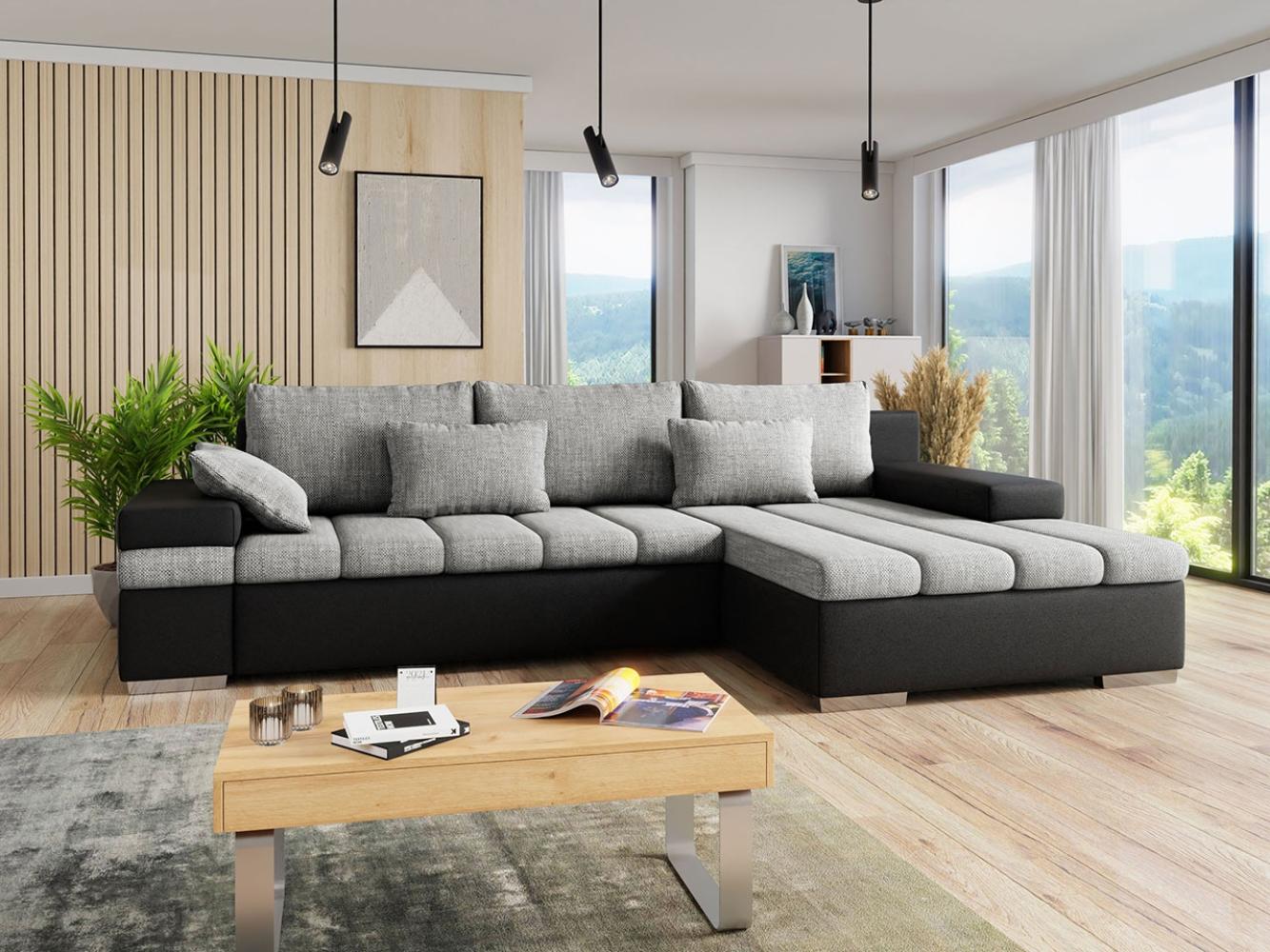 Ecksofa Bangkok, Seite: Rechts, Farbe: Soft 011 + Lawa 05 Bild 1