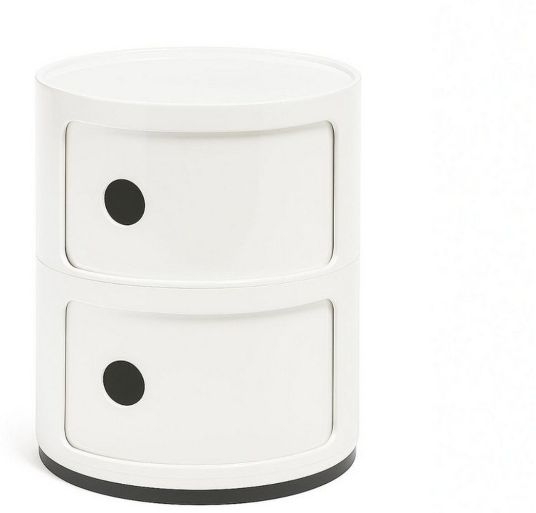 Kartell Container Componibili mit zwei Fächern Weiß Bild 1