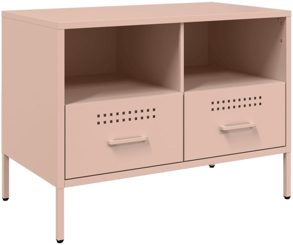vidaXL TV-Schrank Rosa 68x39x50,5 cm Stahl 843044 Bild 1