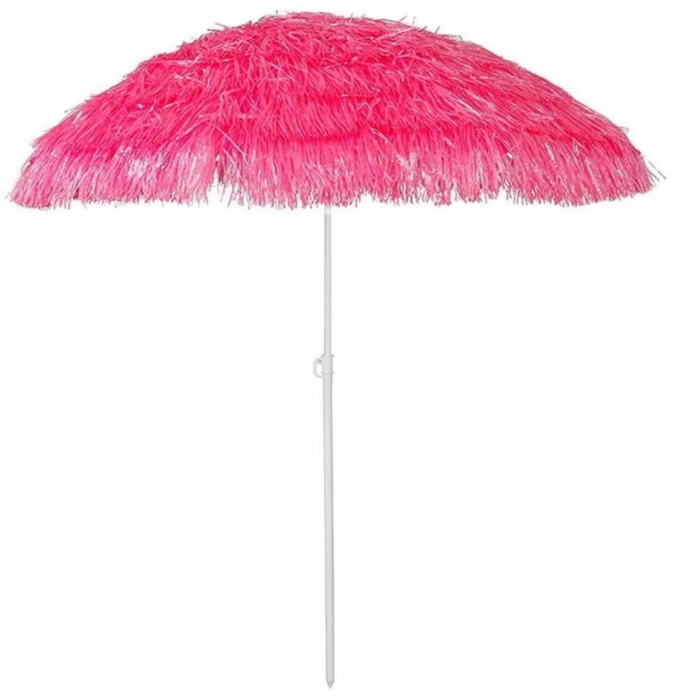 Hawaii Sonnenschirm Gartenschirm Strandschirm Ø1,6m Pink knickbar Bild 1