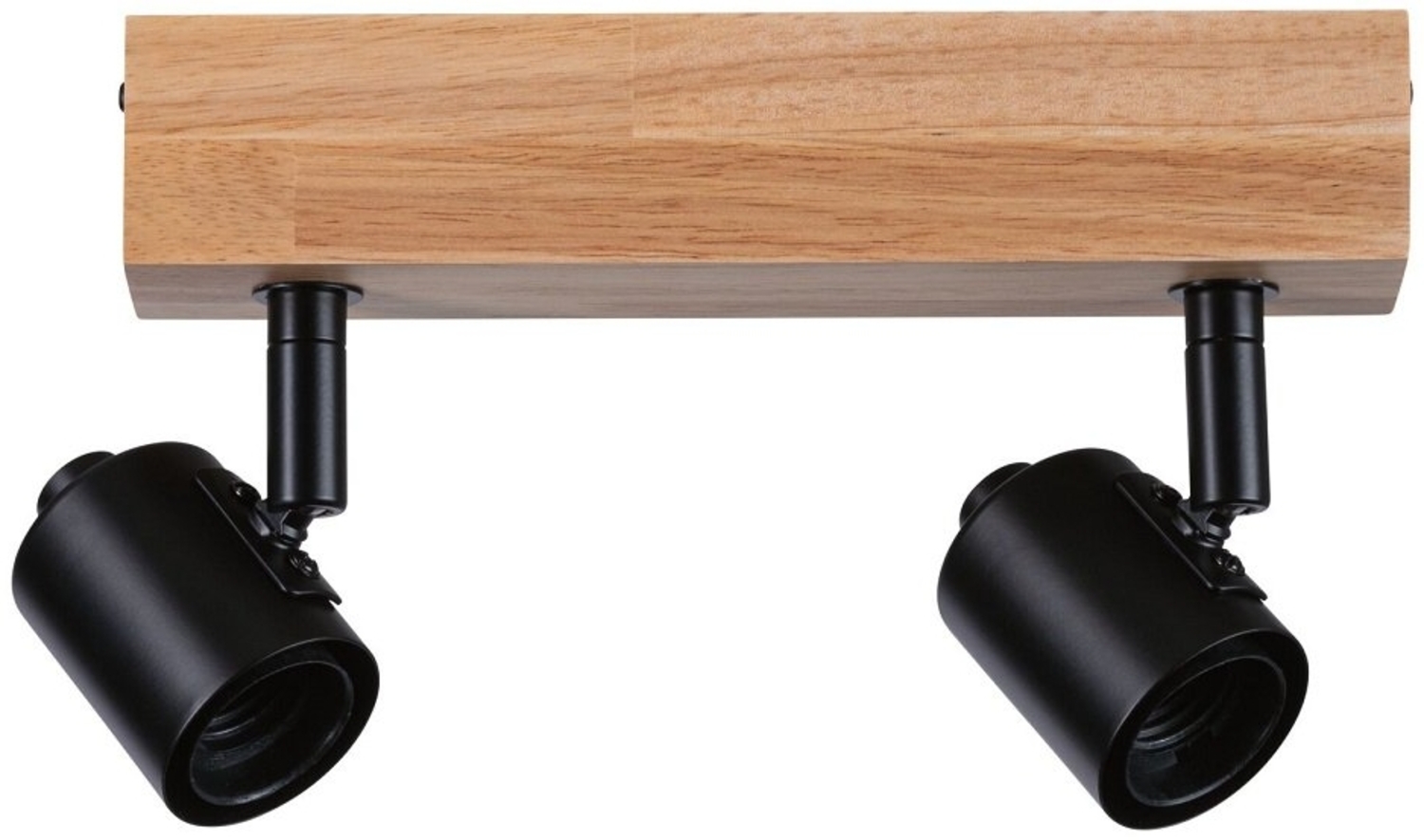 Paulmann 66771 Spotlight Arvid 2-flammig E27 230V max. 20W Schwarz Holz Bild 1