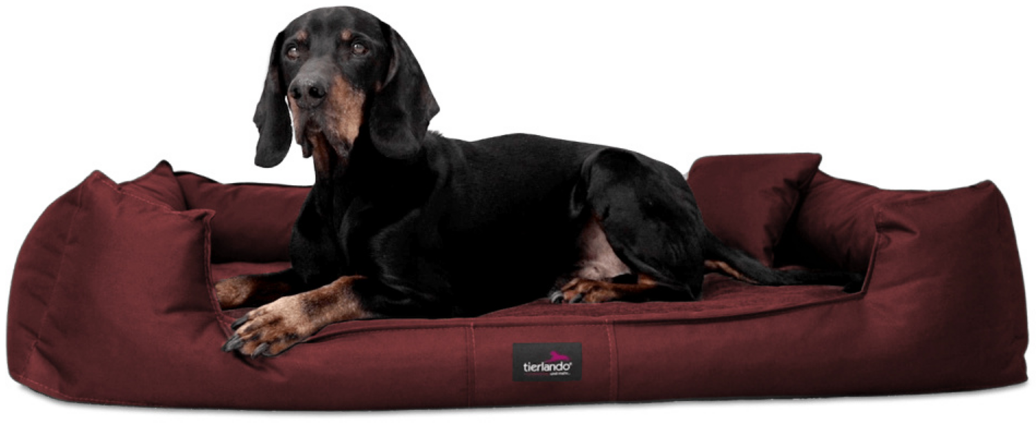GOOFY Orthopädisches Hundebett - 29 Bordeaux, 160x110cm Bild 1