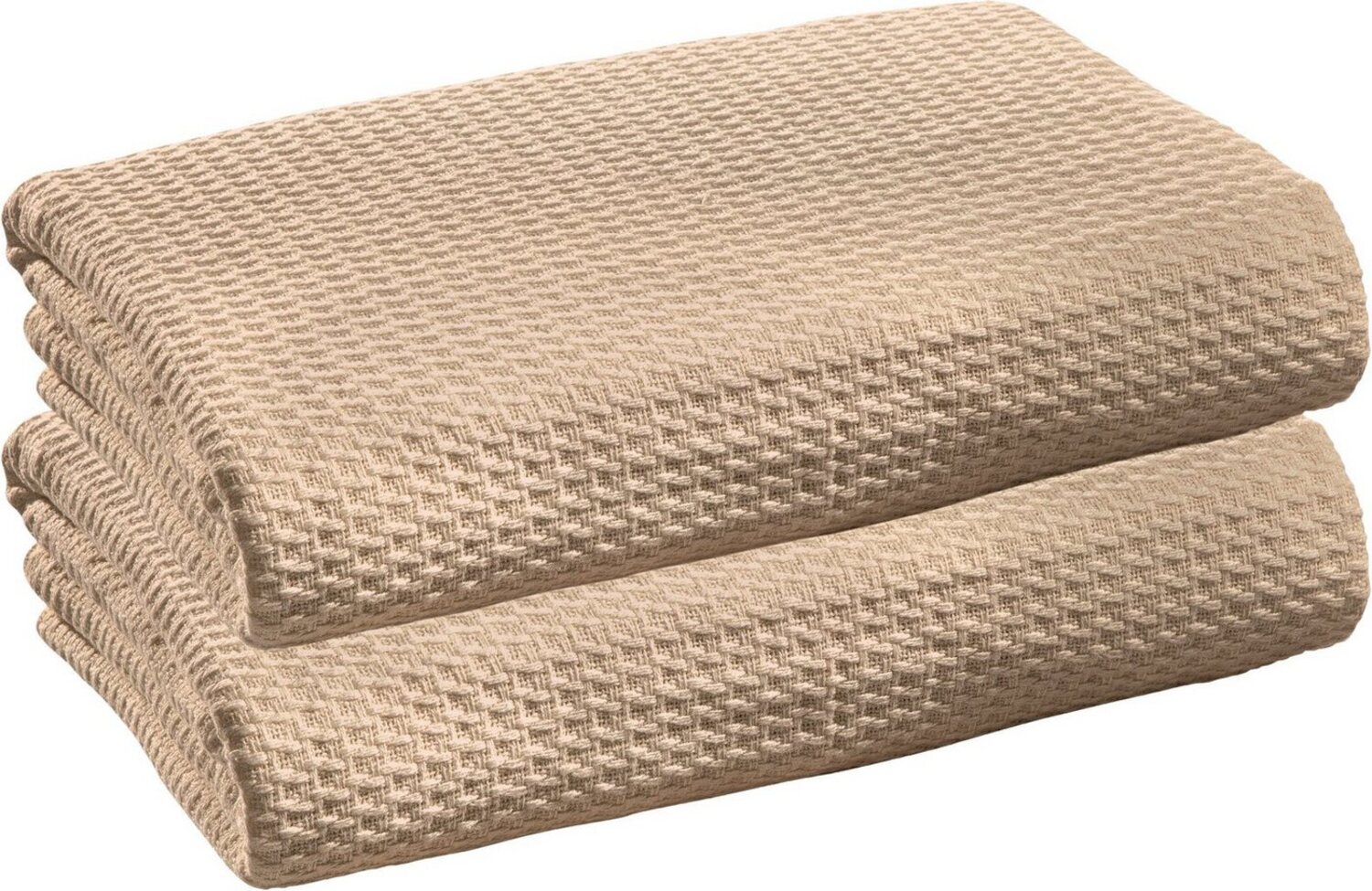 Wohndecke Sommer-Decke "Siena" 2er-Pack, Erwin Müller, Baumwolle Uni Bild 1