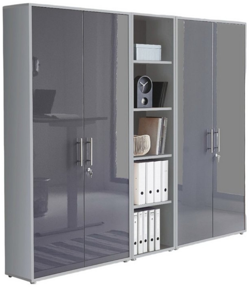 moebel-dich-auf Aktenschrank OFFICE EDITION (Set 10, Büroschrank abschließbar mit Metallgriffen) Made in Germany Bild 1