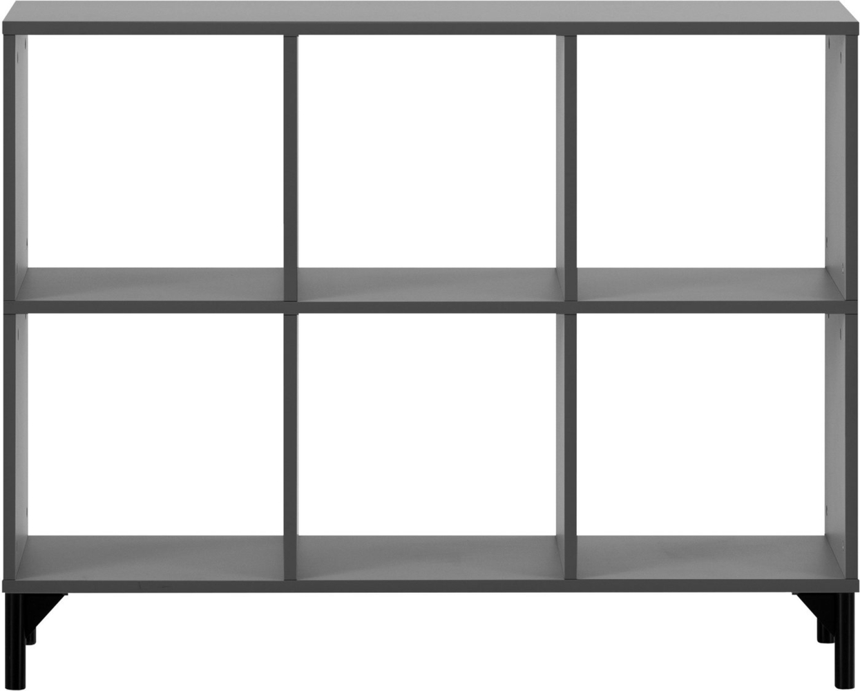 Schildmeyer Regal Smash, Holzwerkstoff, anthrazit, 104,3 x 33 x 82 cm Bild 1