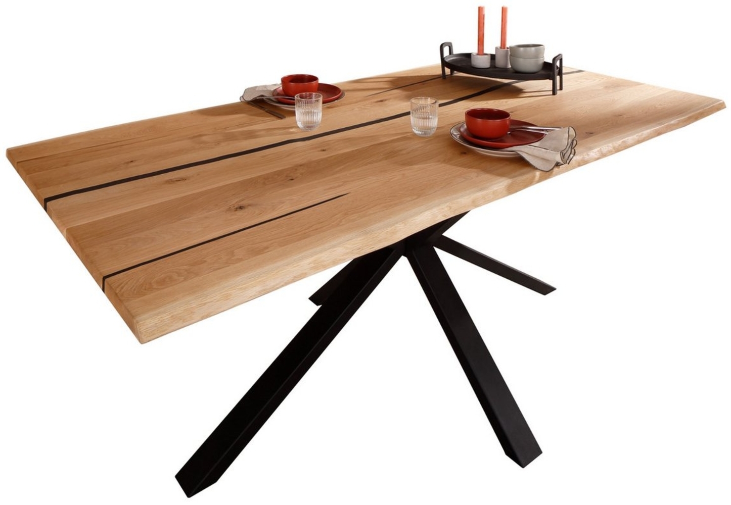 Woodroom Esstisch Gotha (Wildeiche massiv geölt), Tisch, Esszimmertisch Bild 1