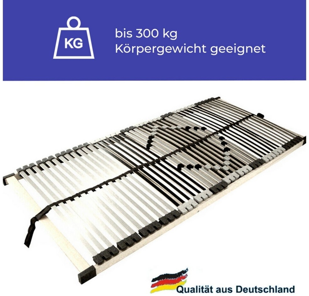 Benninger Bettsysteme extra stabiler 42 Leisten Lattenrost, starres Kopf- und Fußteil, 90x200cm Bild 1