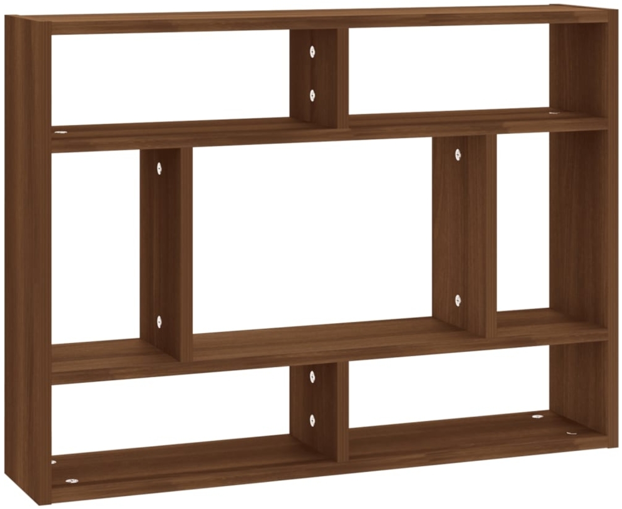 vidaXL Wandregal Braun Eichen-Optik 75x16x55 cm Holzwerkstoff 815845 Bild 1