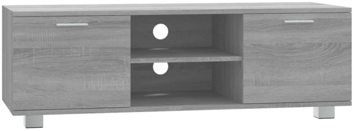 vidaXL TV-Schrank Grau Sonoma 120x40,5x35 cm Holzwerkstoff 342620 Bild 1