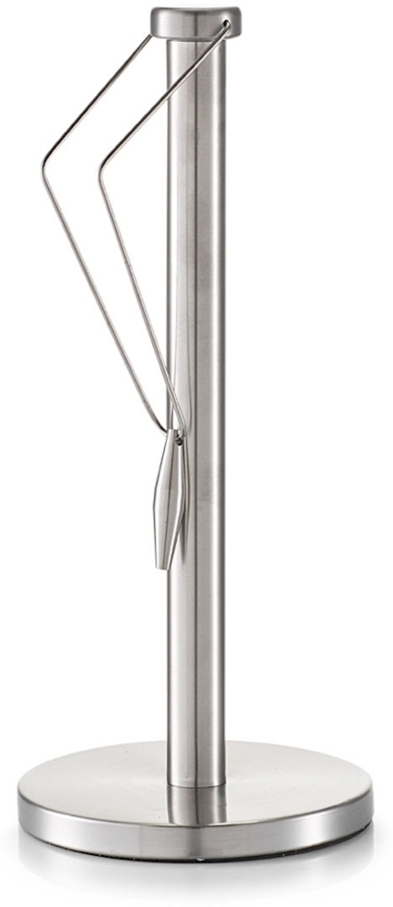 ZELLER Küchenrollenhalter 27236 Edelstahl, ca. Ø 15x33,5 cm Bild 1