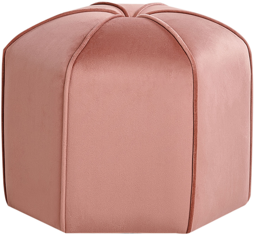 Pouf WISHEK Rosa 45 cm 45 cm Bild 1