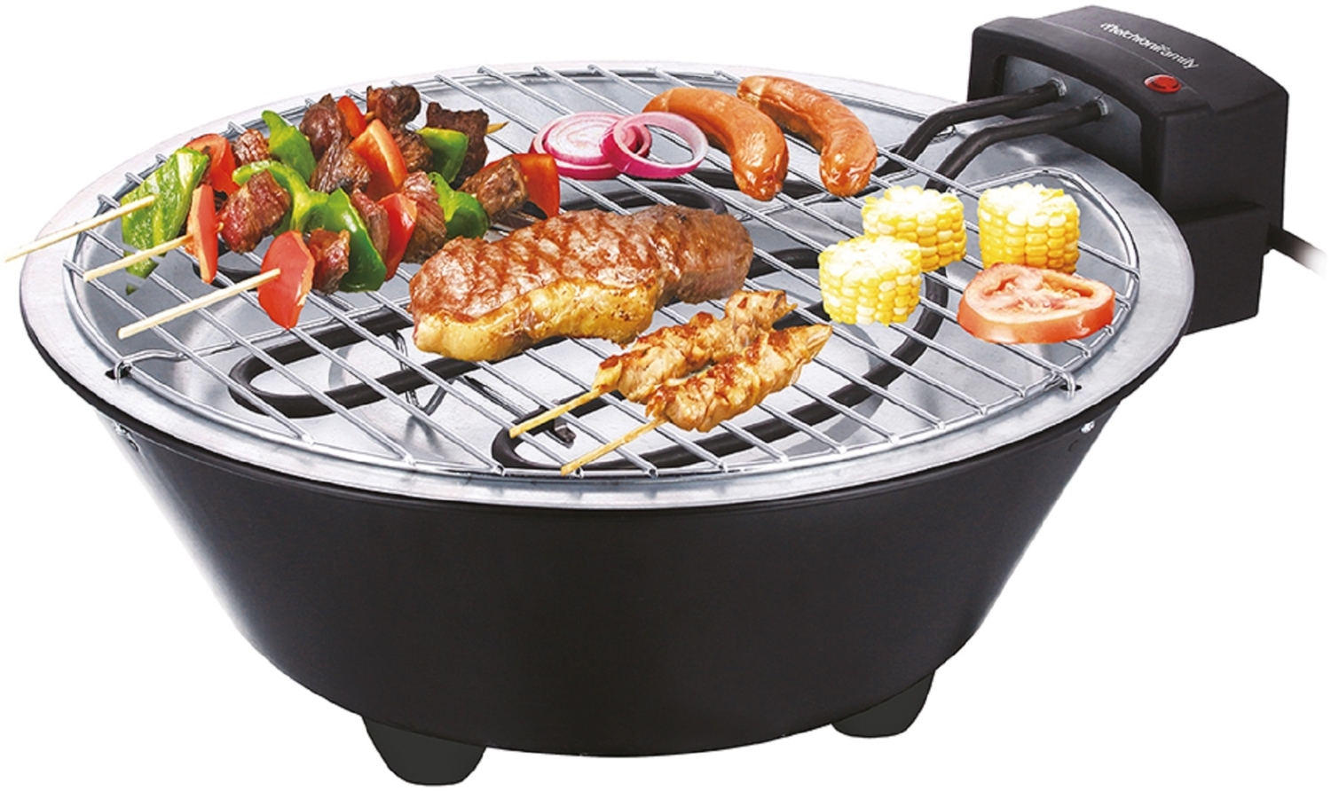 Elektrischer Tischgrill BBQ1 1250W Kompakter Grill für schnelle Mahlzeiten Bild 1