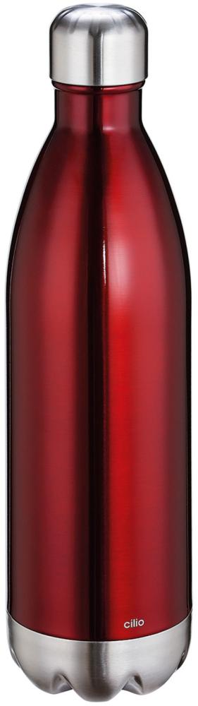 Cilio Elegante Isolierflasche rot 1 L Bild 1