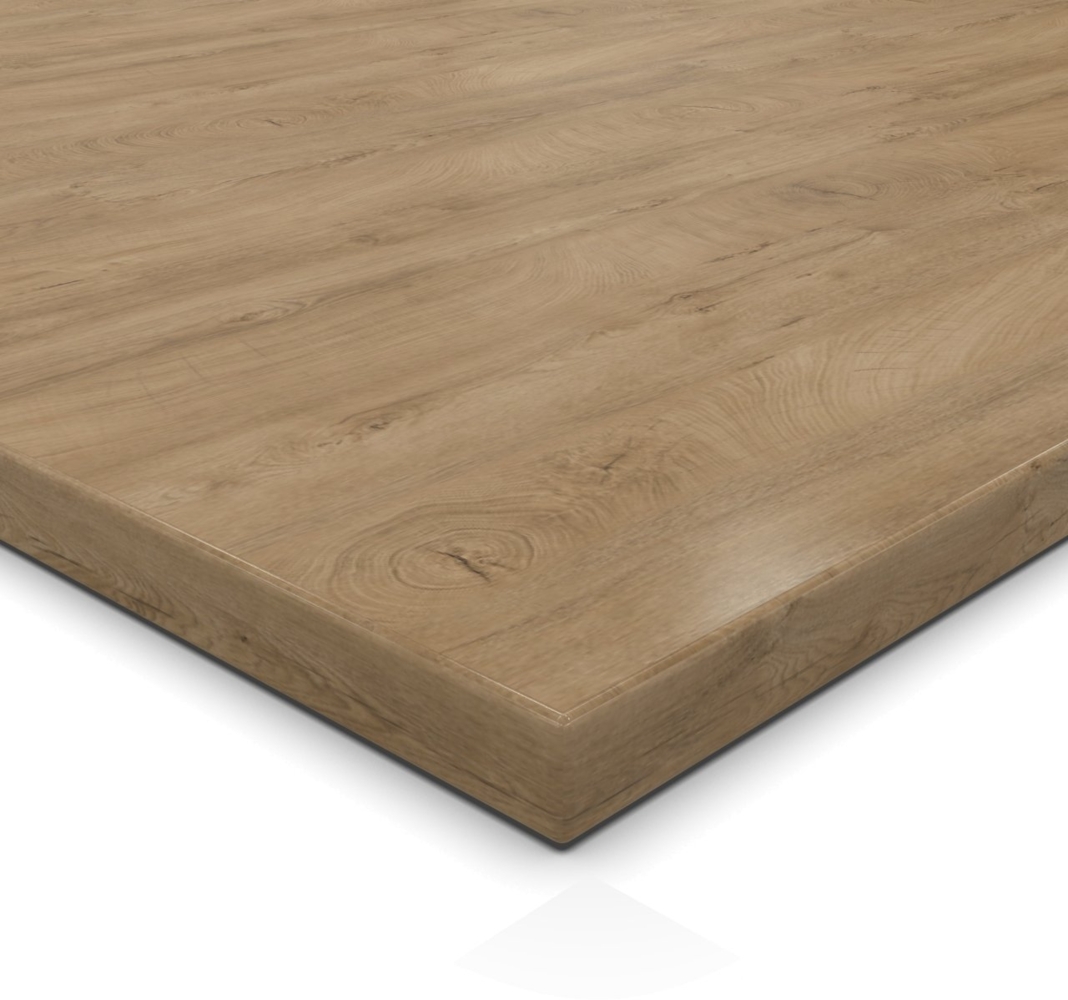 Dekor Spanplatte 19mm Tischplatte ENDgrain Classic K5414 RO mit ABS Kante Umleimer - Größe 40 x 80 cm - Höhe 1,9 cm - Farbe Eiche ENDgrain Classic Bild 1
