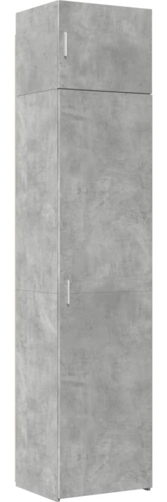 vidaXL Hochschrank Schmal Betongrau 50x42,5x225 cm Holzwerkstoff 3281304 Bild 1