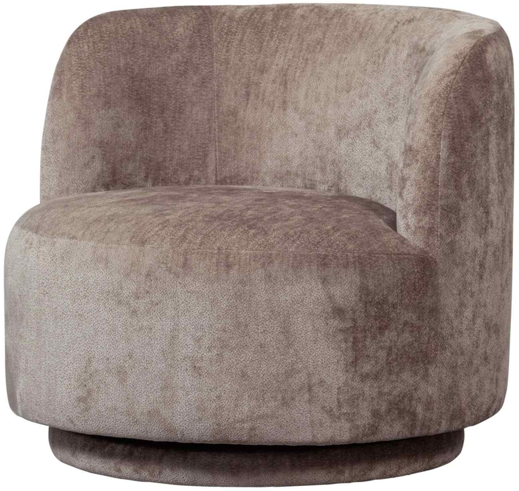 BePureHome Sessel Popular aus Chenille-Stoff, Taupe, 81 x 80 x 72 cm Bild 1