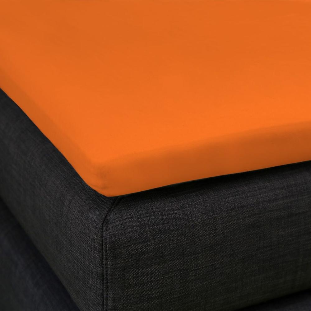Formesse Bella Donna Topper Spannbetttuch La Piccola | 100x200 cm | mango Bild 1