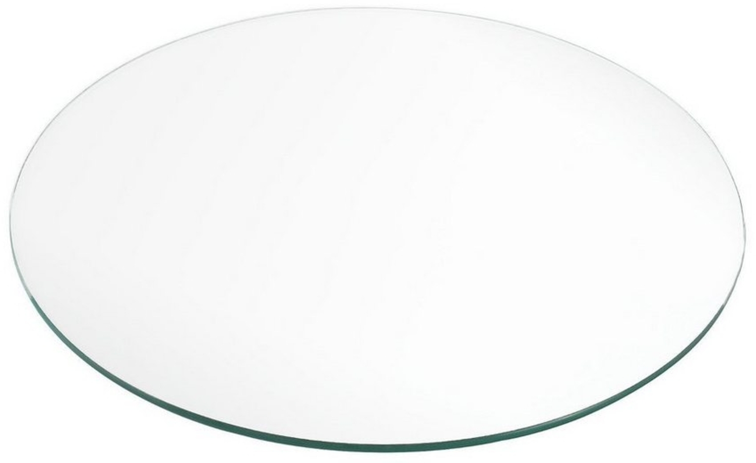 LebensWohnArt Tischplatte Glasplatte TERRY 60cm Rund ESG Glas Bild 1