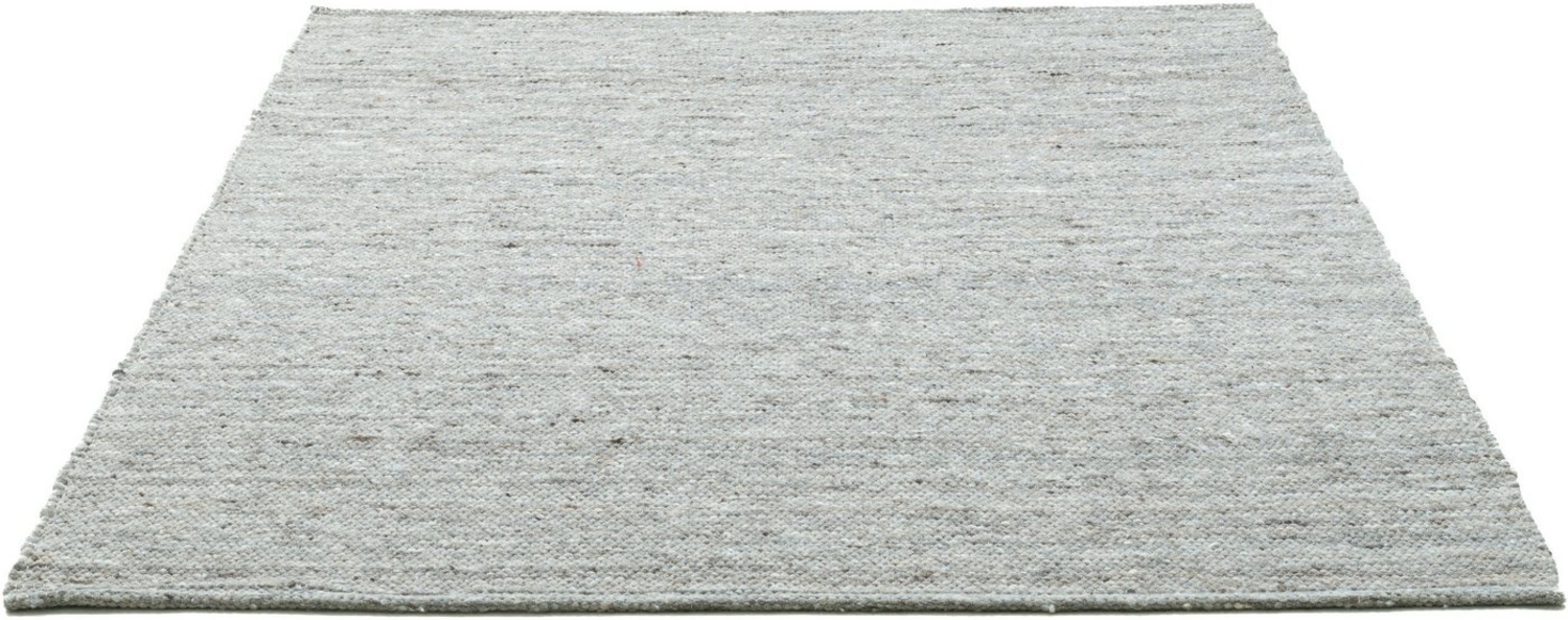 Sansibar Wollteppich Hörnum, rechteckig, Höhe: 12 mm, Handweb Teppich, meliert, reine gewalkte Wolle, handgewebt Bild 1