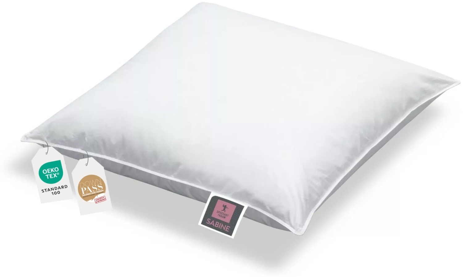 Daunenkissen Kuschelkissen Sofakissen Füllkissen Sabine 40x40 waschbar Bild 1