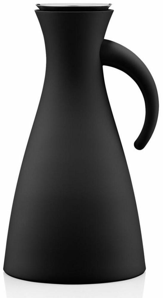 Eva Solo Isolierkanne, Kaffeekanne, Thermokanne, Teekanne, Glas/Kunststoff/Edelstahl, Matt Schwarz, 1 L, 502801 Bild 1