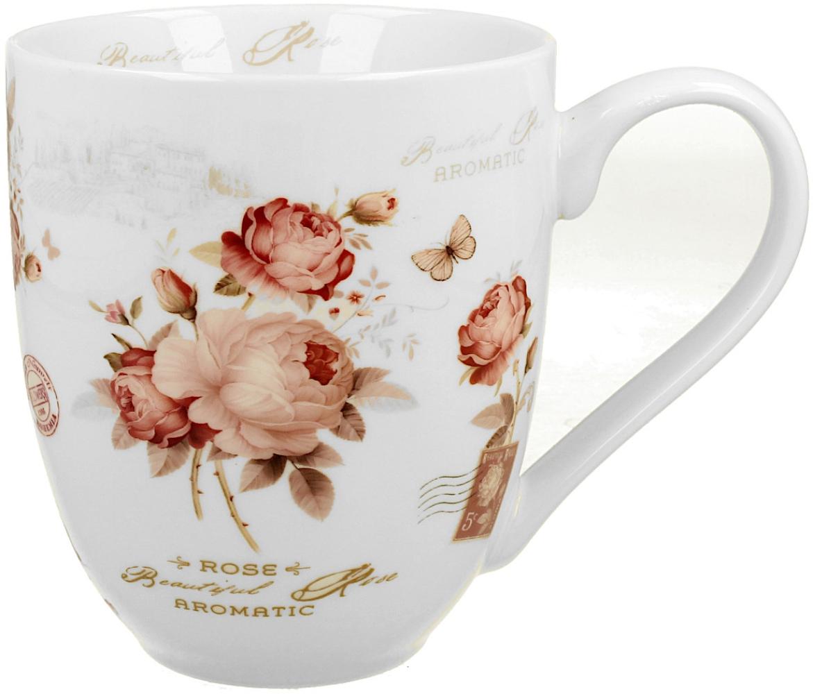 DUO FLORAL XXL Becher 1000 ml SECESSION New Bone China Porzellan Bild 1