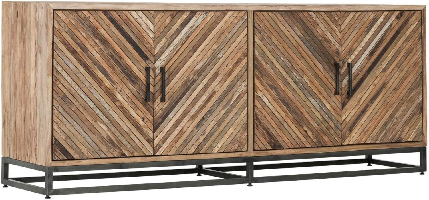 Sideboard Budapest aus Teakholz, 195 cm Bild 1