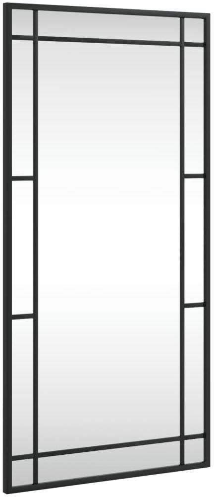 vidaXL Wandspiegel Schwarz 40x80 cm Rechteckig Eisen 358629 Bild 1