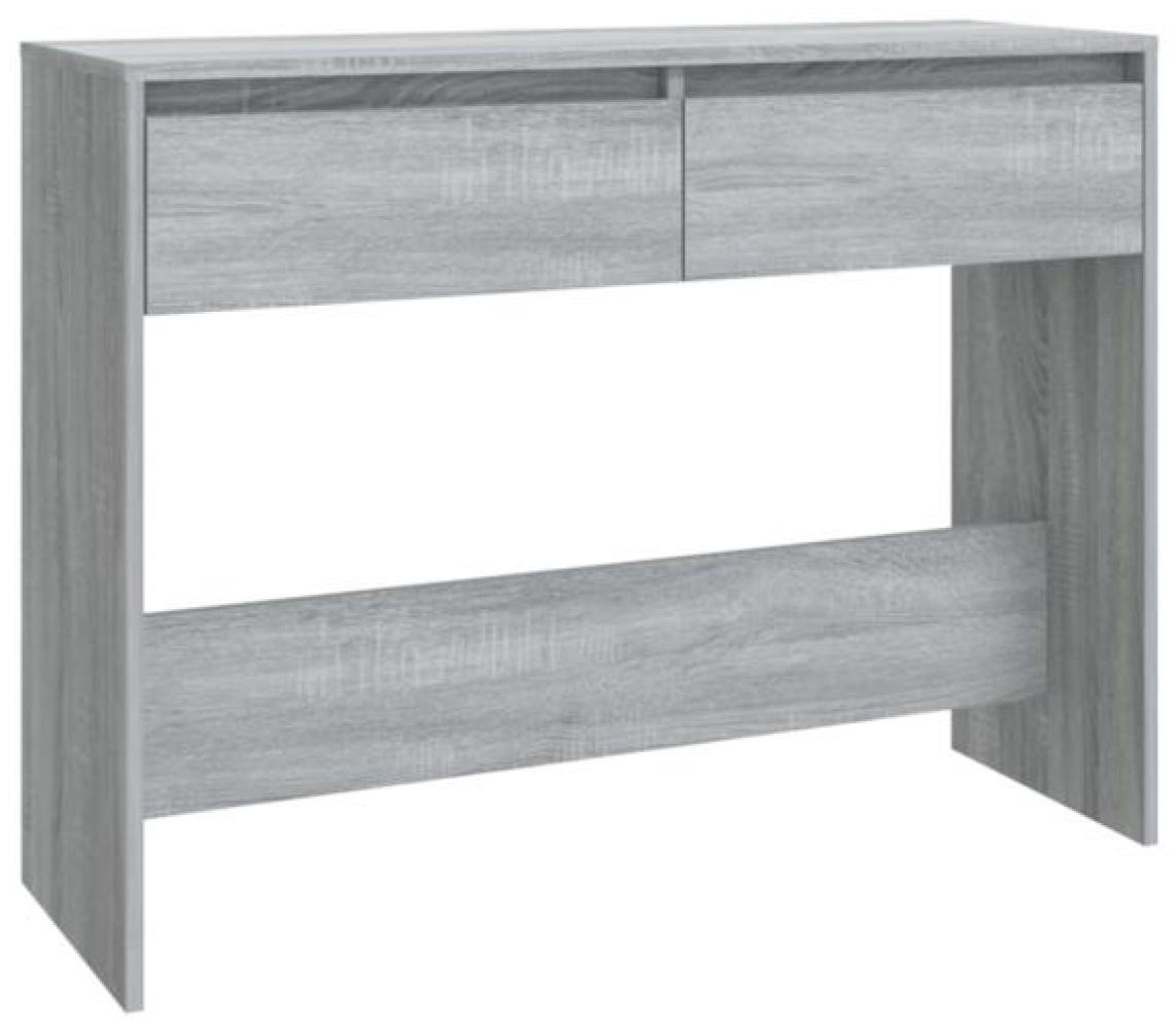 vidaXL Konsolentisch Grau Sonoma 100x35x76,5 cm Holzwerkstoff 813036 Bild 1