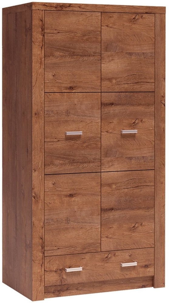 Lomadox Kleiderschrank INGENIO-161 Garderobenschrank Schlafzimmerschrank modern in Esche braun Bild 1