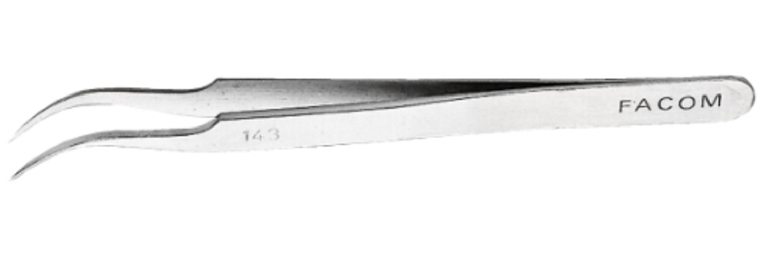 Facom Hochpraezisions-Pinzette, gekruemmt Bild 1