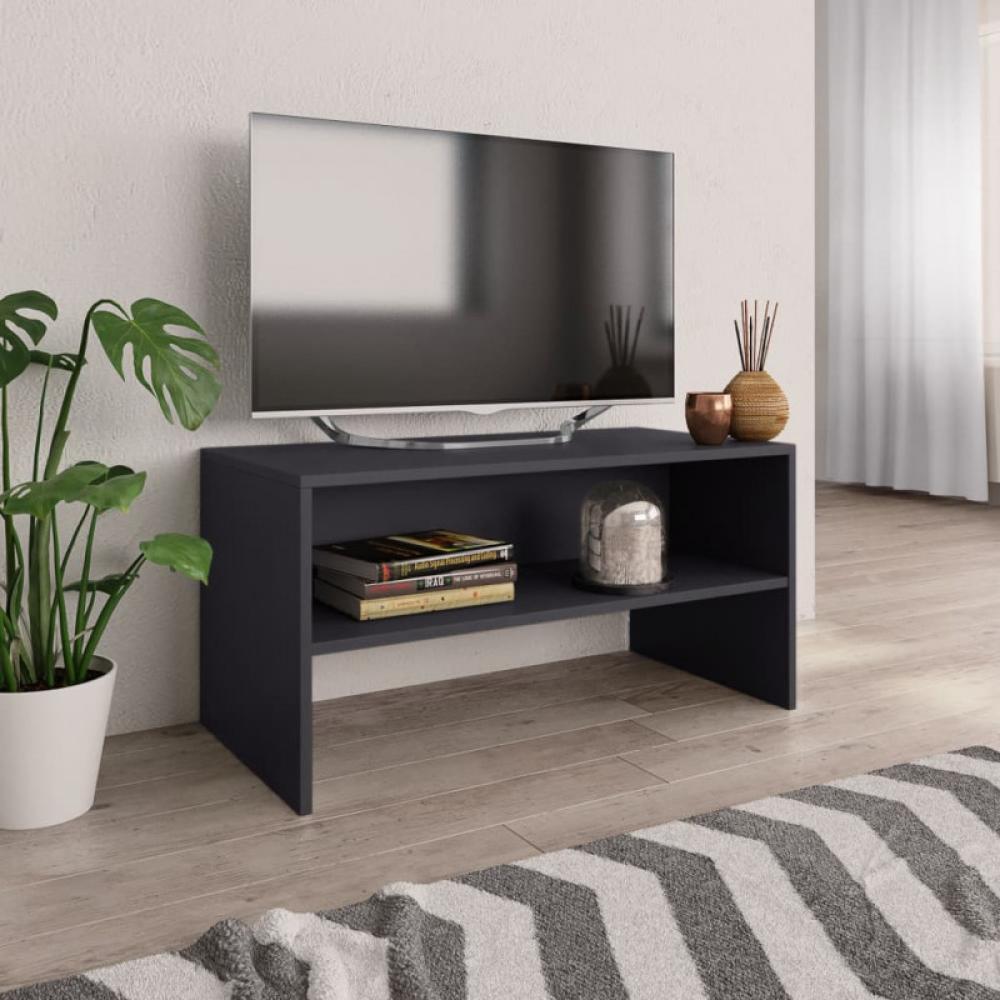 TV-Schrank Grau 80 x 40 x 40 cm Holzwerkstoff Bild 1