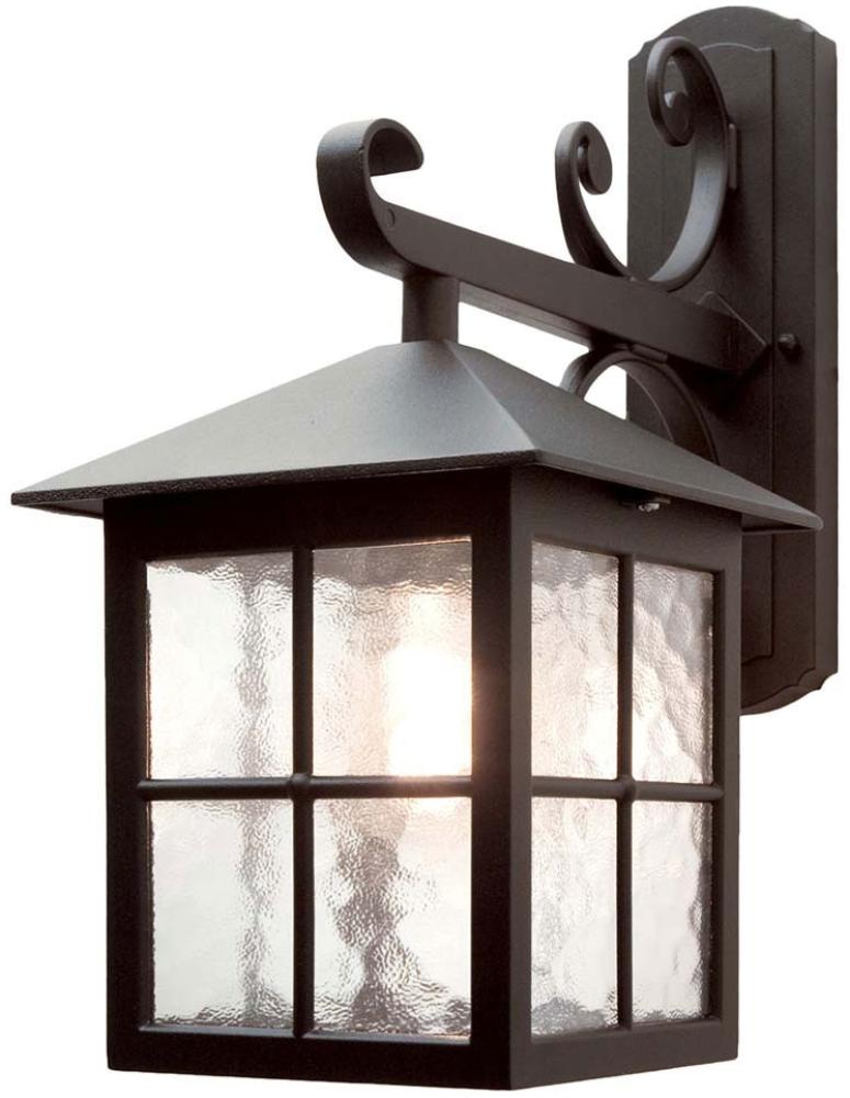 Elstead Lighting Winchester Outdoor 1-Light DOWN Wandleuchte Schwarz E27 IP43 Bild 1