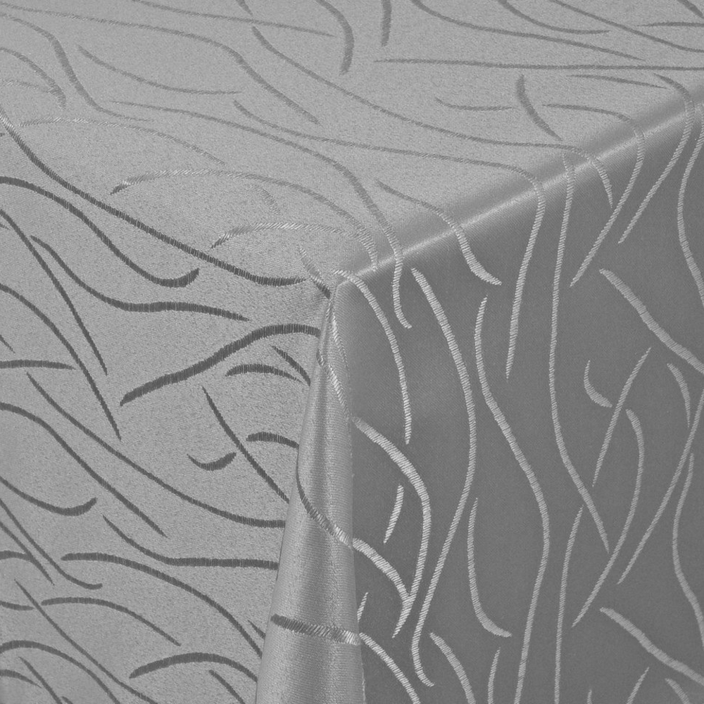 Moderno Tischdecke Tischdecke Stoff Damast Streifen Design Jacquard mit Saum, Eckig 130x250 cm Bild 1