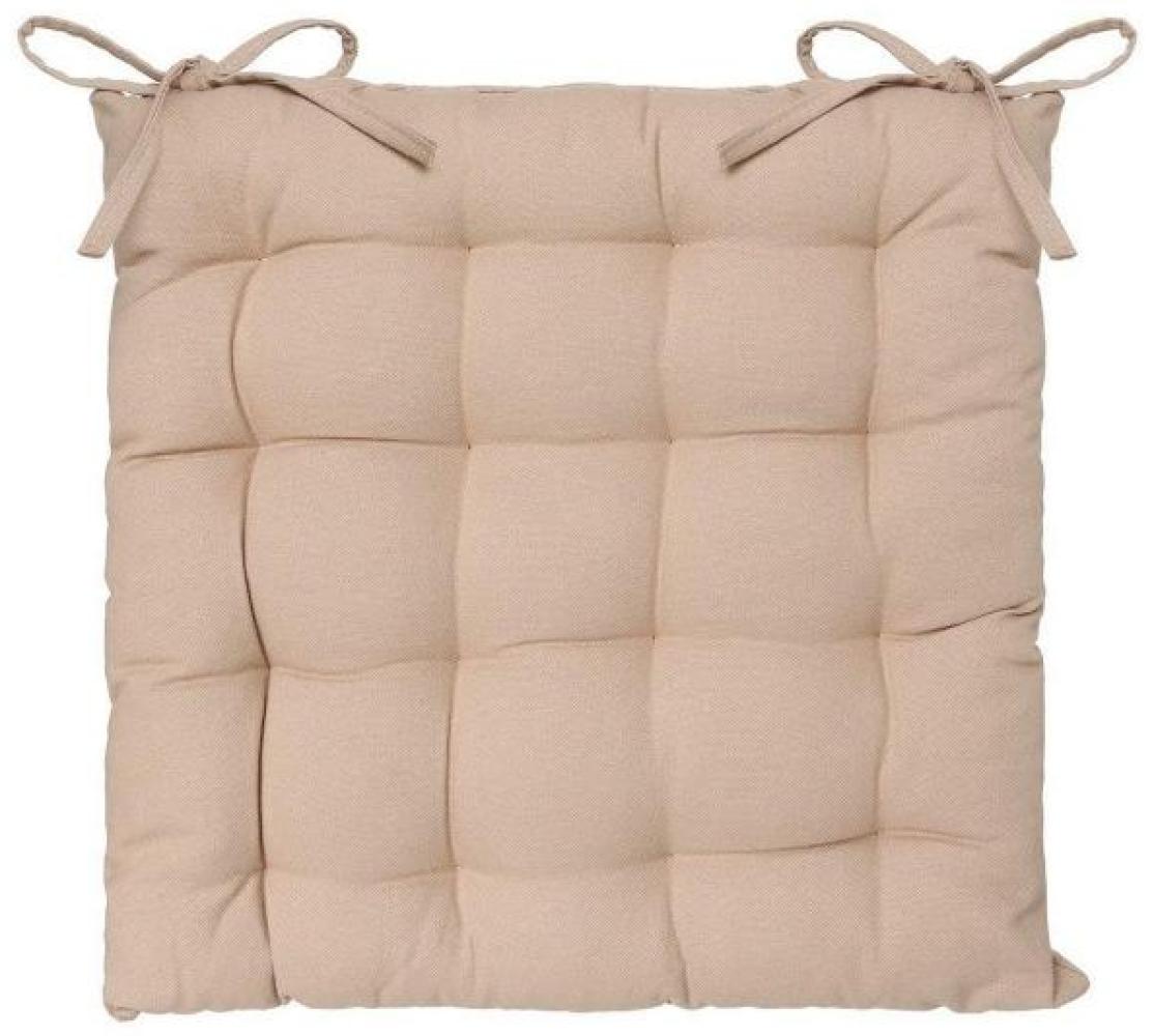 Stuhl-Kissen Atmosphera Beige (38 x 38 cm) Bild 1