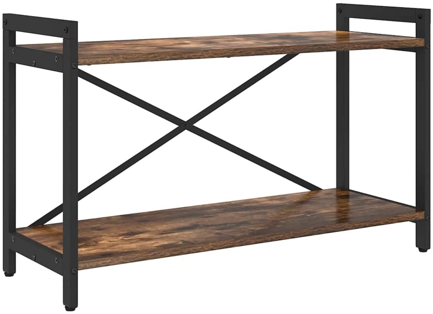 vidaXL Bücherregal Räuchereiche 80 x 30 x 48,5 cm Holzwerkstoff 868433 Bild 1