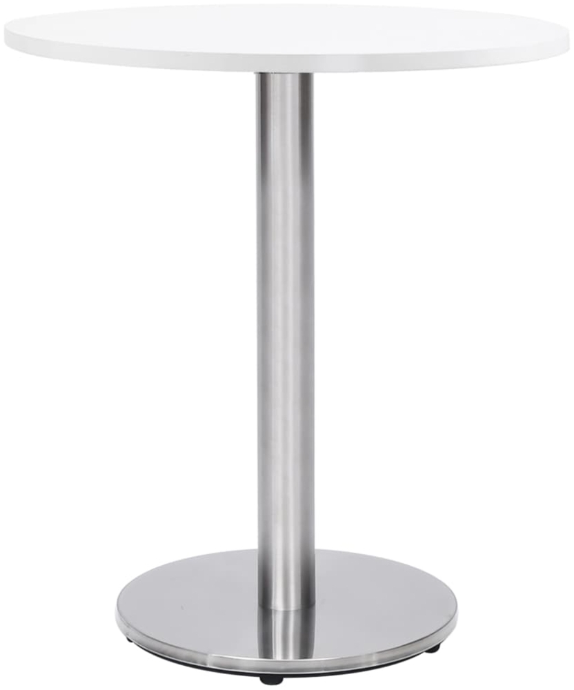 vidaXL Bistrotisch-Gestell Silbern Ø45x72 cm Edelstahl 325439 Bild 1