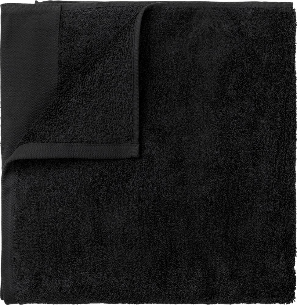 Blomus Gästehandtücher 2er Set Riva, Gästehandtuch, Handtuch, Baumwolle, Black, 30x50 cm, 66301 Bild 1