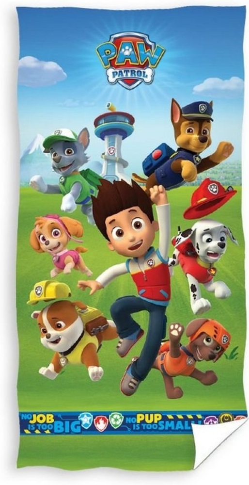 Paw Patrol Handtuch für Kinder 75x150 cm Strandtuch aus 100% Baumwolle Bild 1