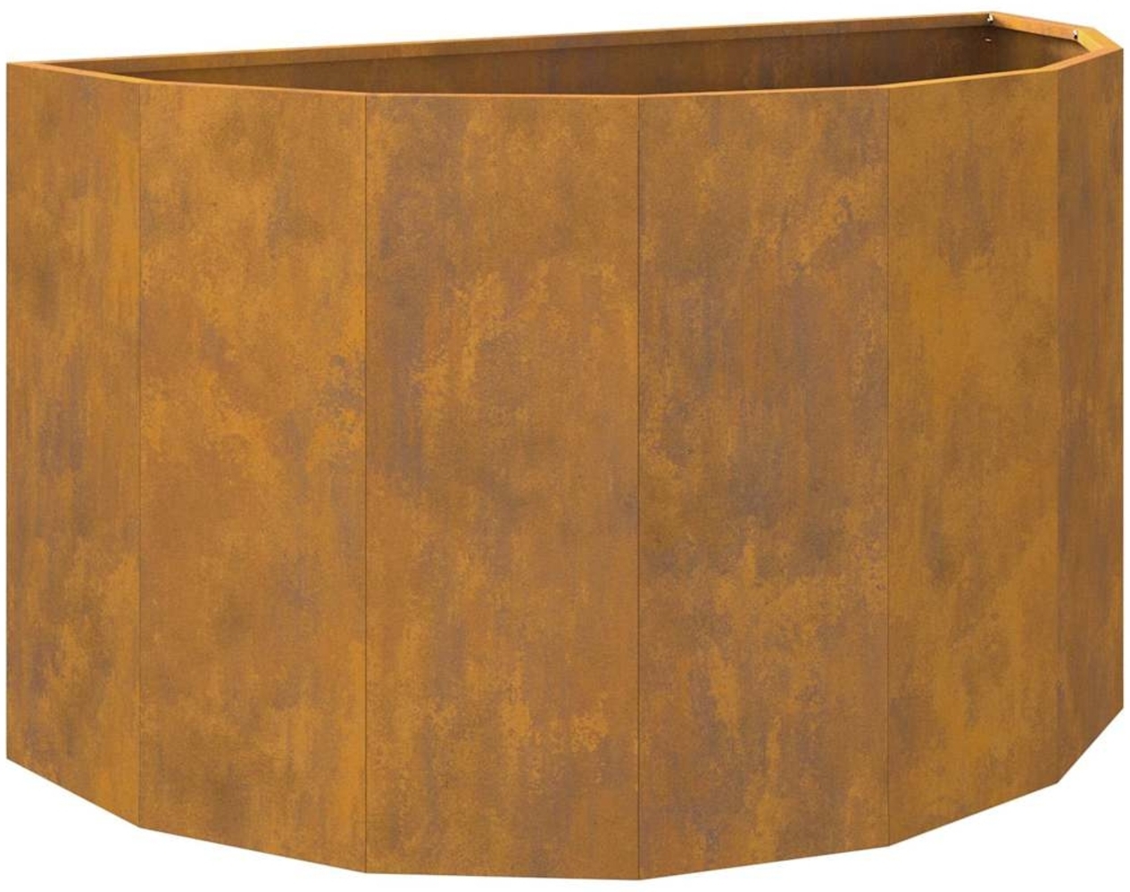 vidaXL Pflanzkübel Rostig 90 x 45 x 50 cm Wetterfeststahl 883716 Bild 1