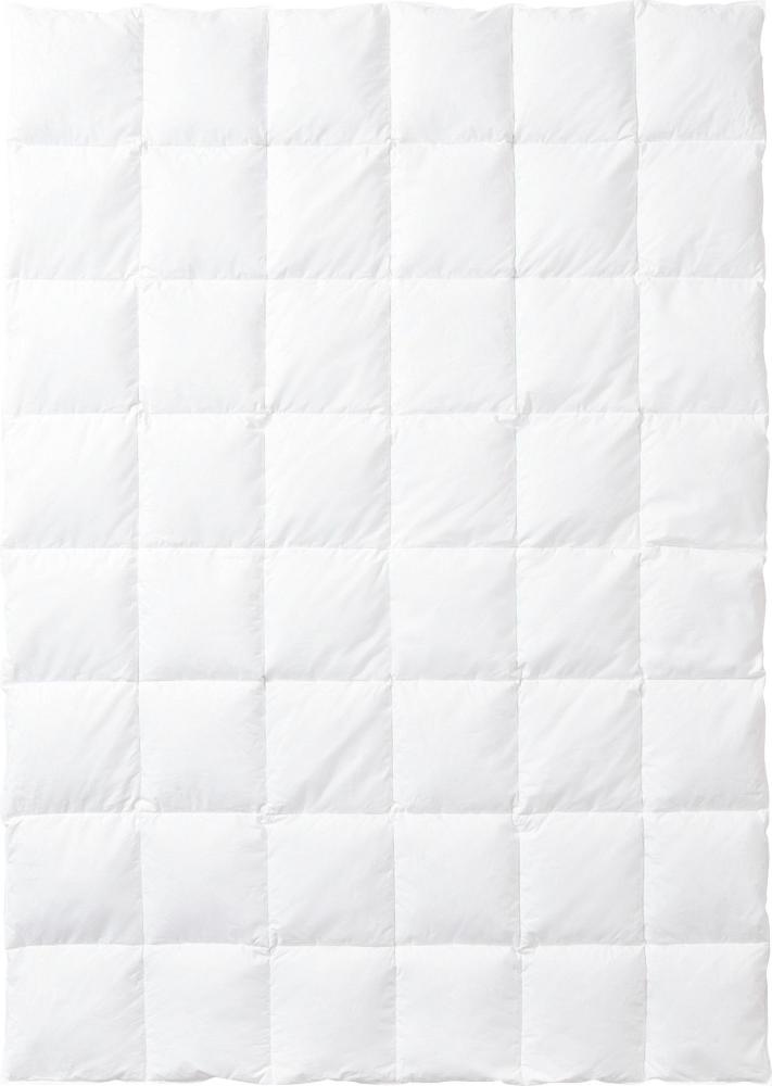 sanders Ganzjahresbett WEIDEGANS BL 240x220 cm weiß Bettdecke Vierjahreszeitenbett Bild 1