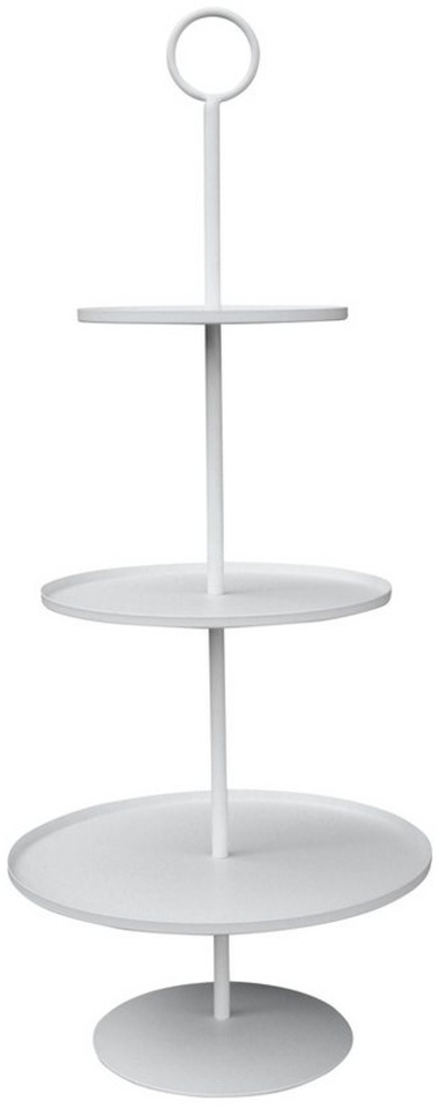 Grafelstein Etagere Etagere SIMPLE weiß matt schlicht modern H60,5cm Metalletagere Bild 1