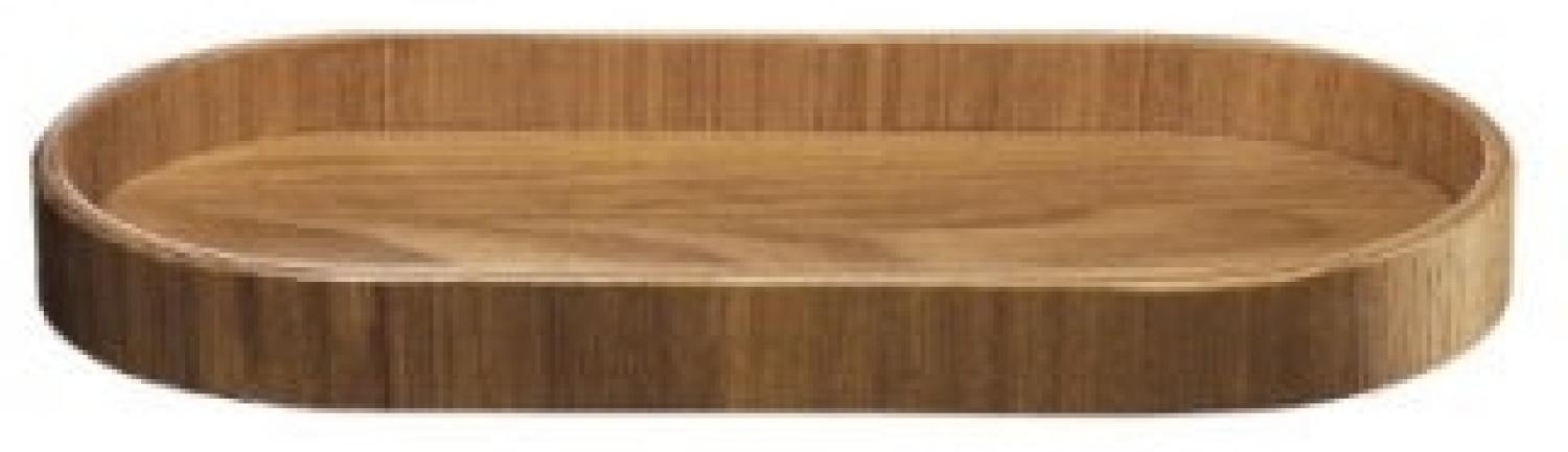 ASA Selection wood Holztablett Oval, Holz Tablett, Serviertablett, Weidenholz, 23 x 11 cm, 53697970 Bild 1