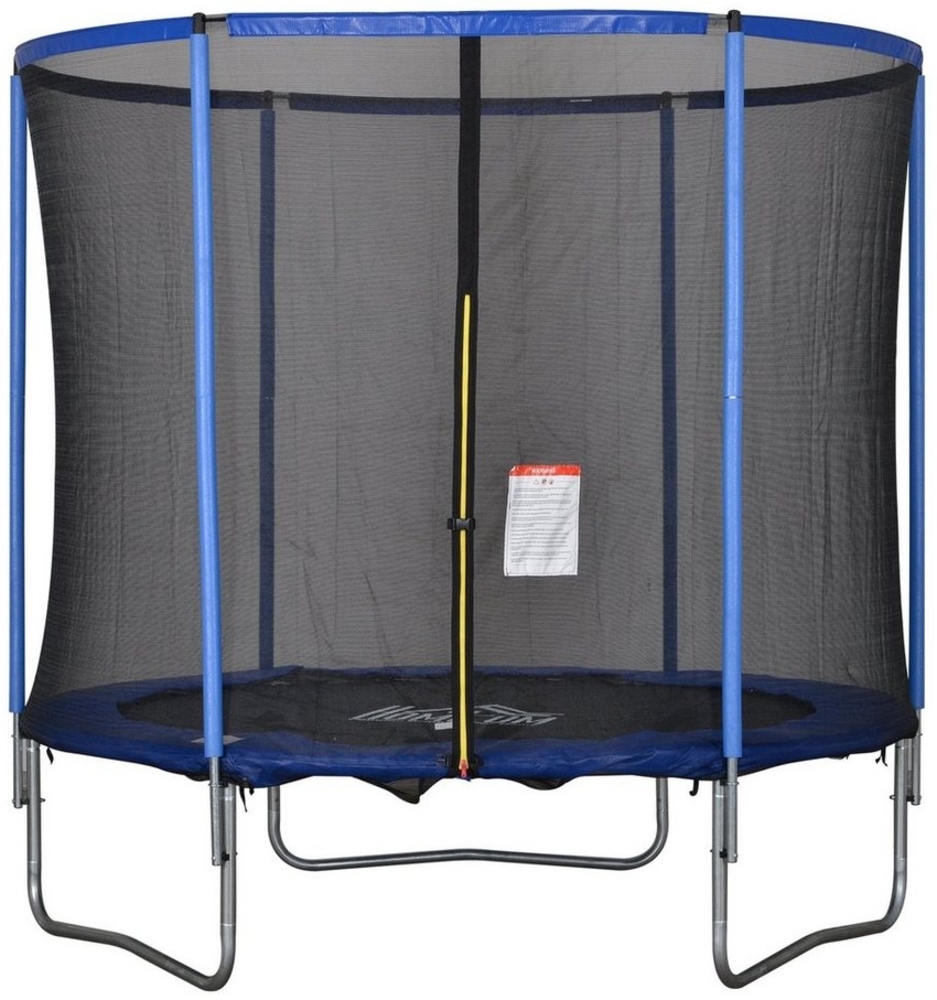 HOMCOM Fitnesstrampolin Trampolin mit Sicherheitsnetz, Ø 244 cm, (Gartentrampolin, 1 tlg, Trampolin), für Garten, Schwarz Bild 1