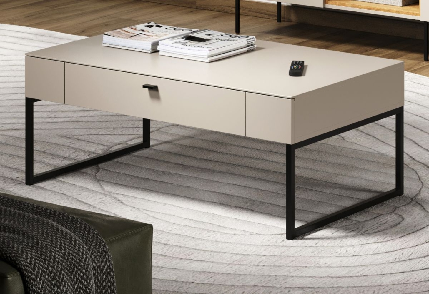 Couchtisch Sao Paulo in Sand 110 x 68 cm Bild 1