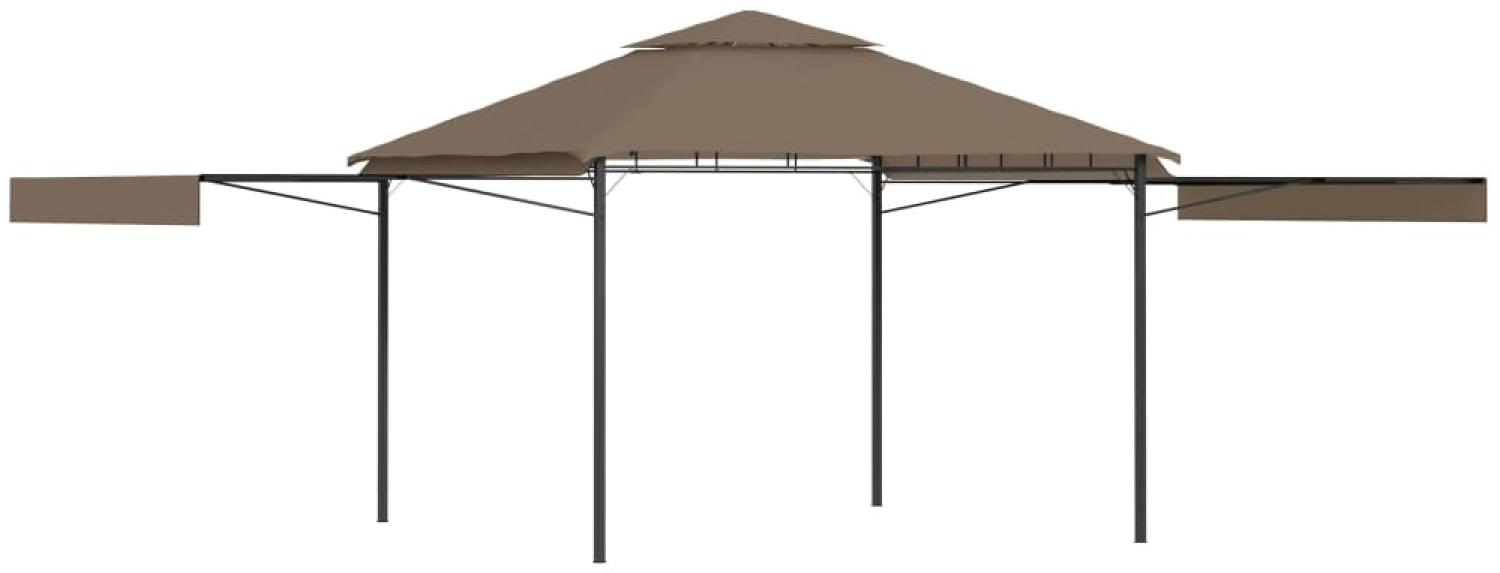 vidaXL Pavillon mit Doppelt Erweiterten Dächern 3x3x2,75 cm 180 g/m² 312268 Bild 1