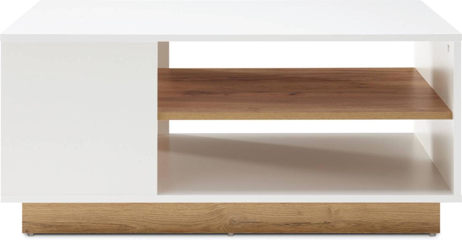 Lomadox Couchtisch CELLE-61, Couchtisch in weiß und Grandson Oak Eiche Nb, B/H/T ca. 100/46/60 cm Bild 1