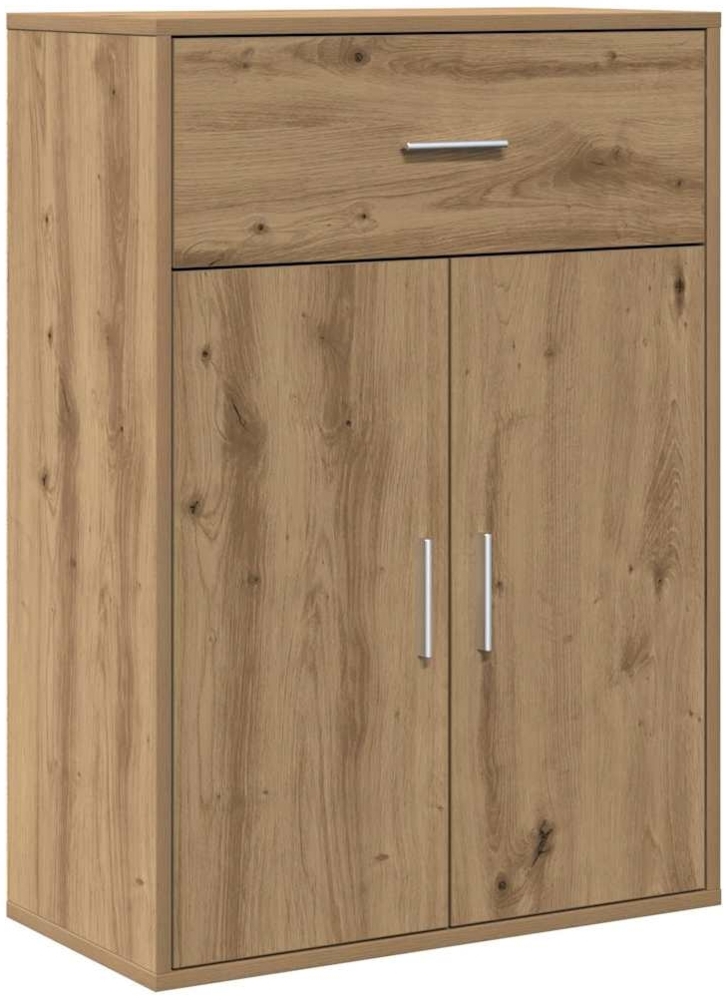 vidaXL Sideboard Eiche handwerklich 79 x 38 x 80 cm Holzwerkstoff 871426 Bild 1